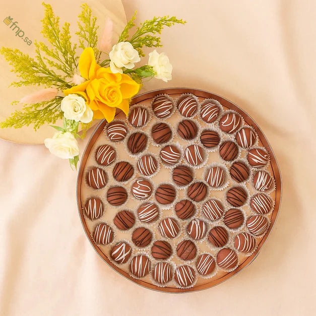 Chocolate Truffle Tray n Roses