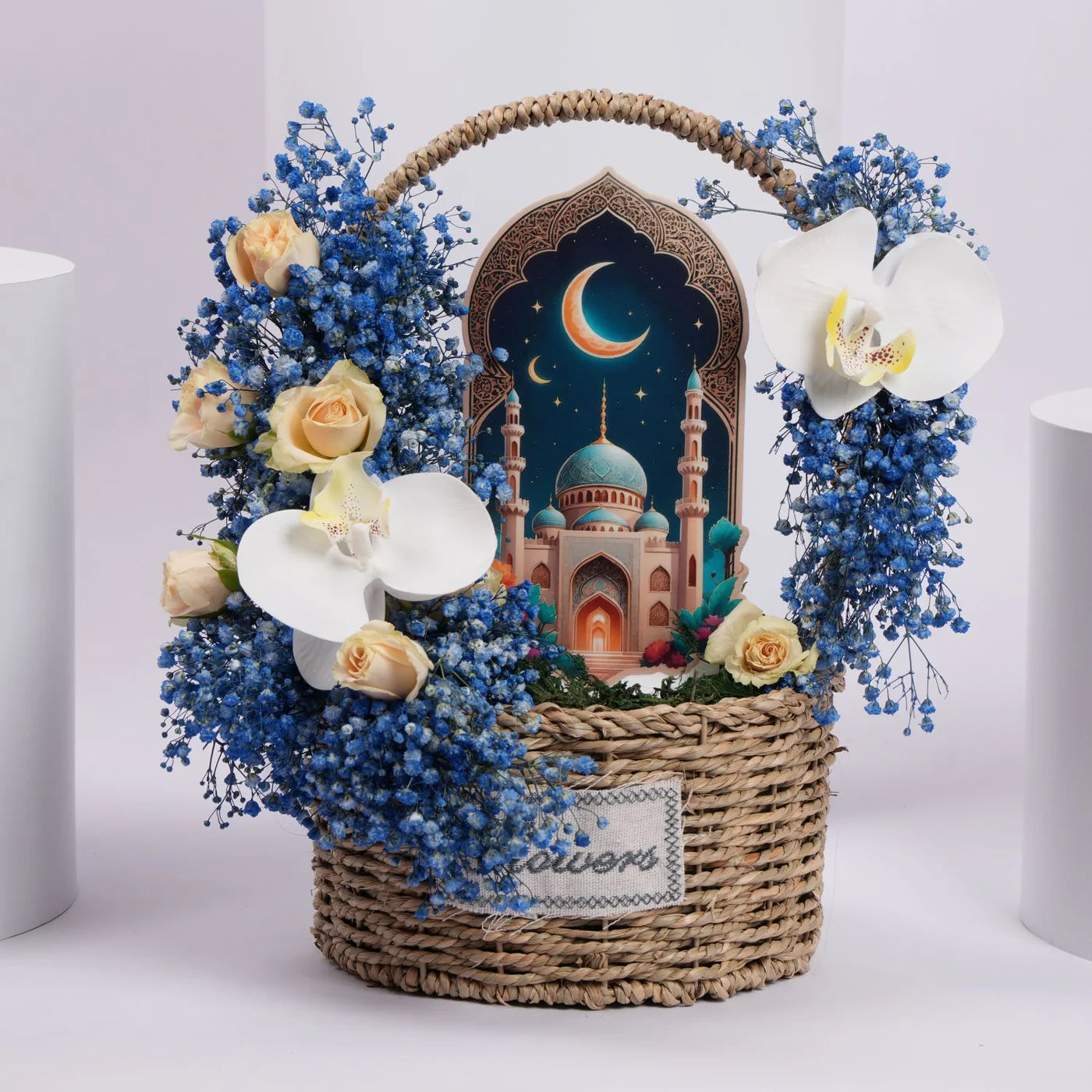 Ramadan and Eid Blessings Floral Basket